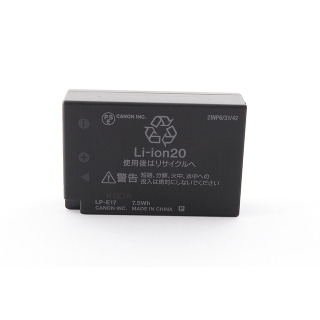 Canon - 新品未使用に近い Canon LP-E17☆キャノン純正バッテリーの ...