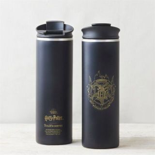 タリーズコーヒー(TULLY'S COFFEE)の【限定品】ハリーポッター　タリーズ　ステンレスタンブラー（ホグワーツ／ゴールド）(タンブラー)