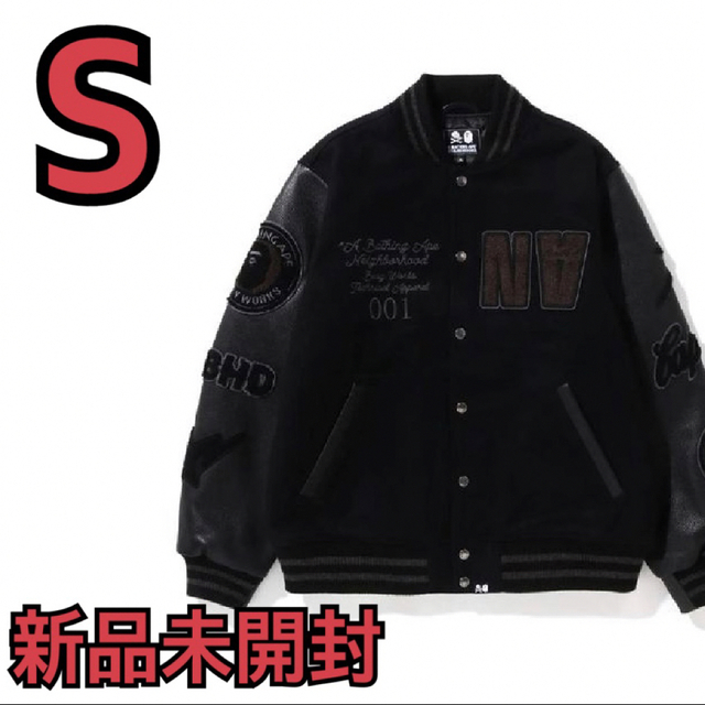 年中無休】 NEIGHBORHOOD - BATHING APE NEIGHBORHOOD Varsity Jacket