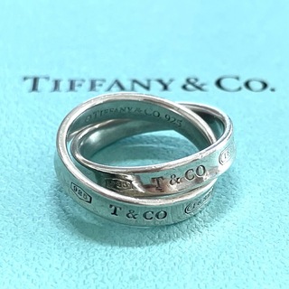 Tiffany & Co. - ティファニー インターロッキング サークル リング ダブルリング 指輪 7号