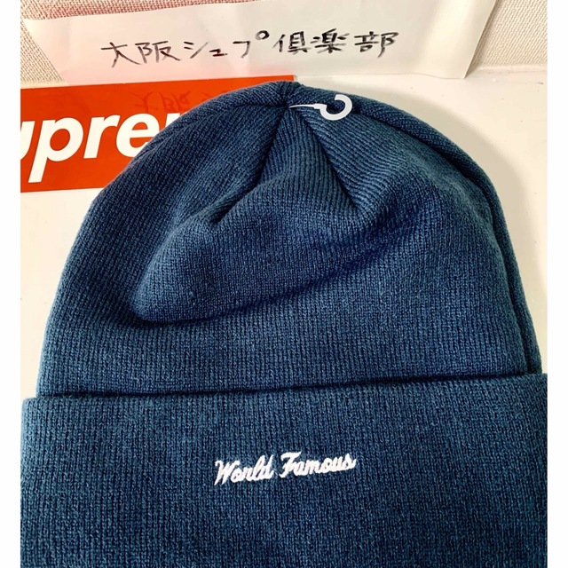 Supreme(シュプリーム)のsupreme クロスボックスロゴ ビーニー メンズの帽子(ニット帽/ビーニー)の商品写真