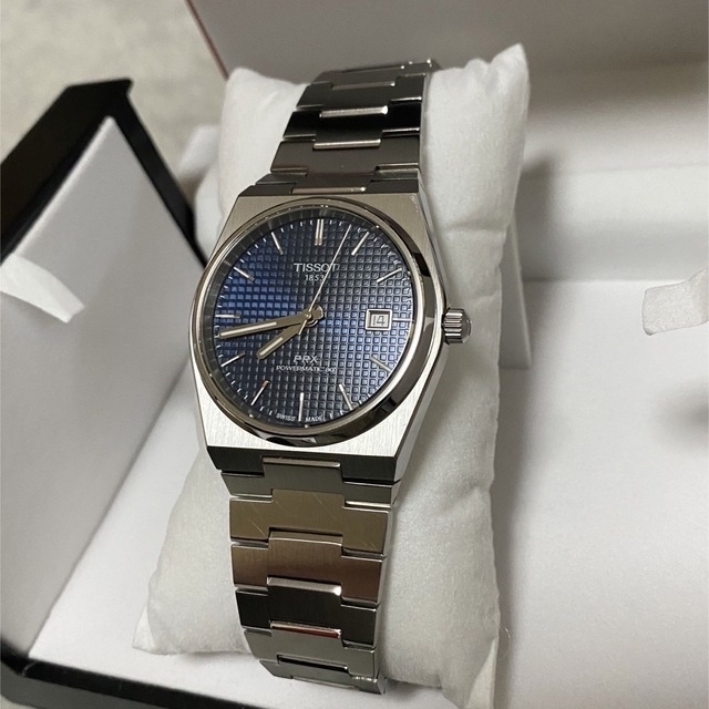 【並行輸入品】【Aランク】TISSOT ティソ PRX オートマティック T137.407.11.041.00 ブルー文字盤【ISEYA】