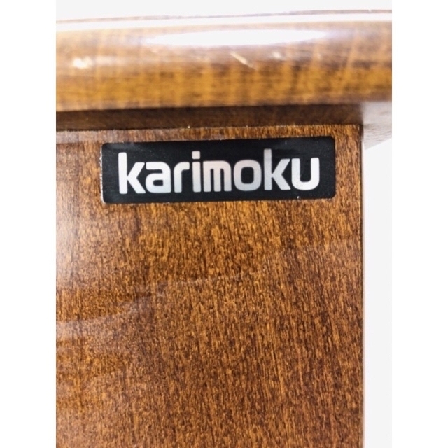 karimoku カリモク家具 アンティーク        スリッパラック電話台 2