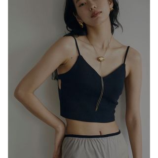 アメリヴィンテージ(Ameri VINTAGE)の【1/31まで最終値下】 PEEPHOLE UTILITY BUSTIER(キャミソール)