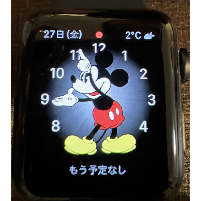 APPLE WATCH 3 GPSモデル SGAL BK130-200