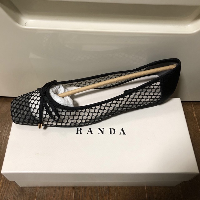 RANDA(ランダ)のランダ　ソフトメッシュバレエシューズ　パンプス レディースの靴/シューズ(バレエシューズ)の商品写真