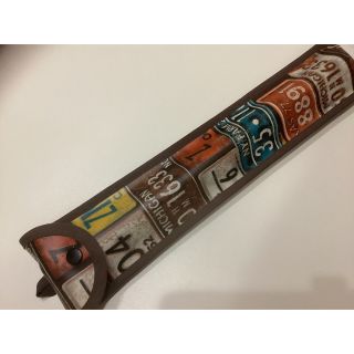 ループ付きリコーダーケースアメリカンプレートブラウン(その他)