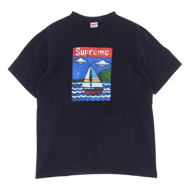 Supreme シュプリーム Ｔシャツ 20SS Sailboat Tee セイルボート プリント 半袖 Tシャツ ブラック系 M