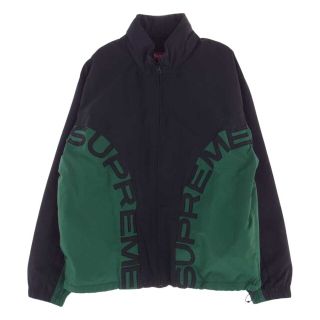 シュプリーム(Supreme)のSupreme シュプリーム ジャケット 22SS  Curve Track Jacket カーブ ロゴ トラック ジャケット ブラック系 グリーン系 M【美品】【中古】(その他)