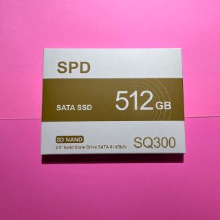 SPD SQ300-SC512GD SSD 512GB 新品未使用(PCパーツ)