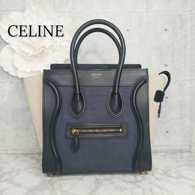 低価格の celine - CELINE セリーヌ ラゲージ マイクロショッパー