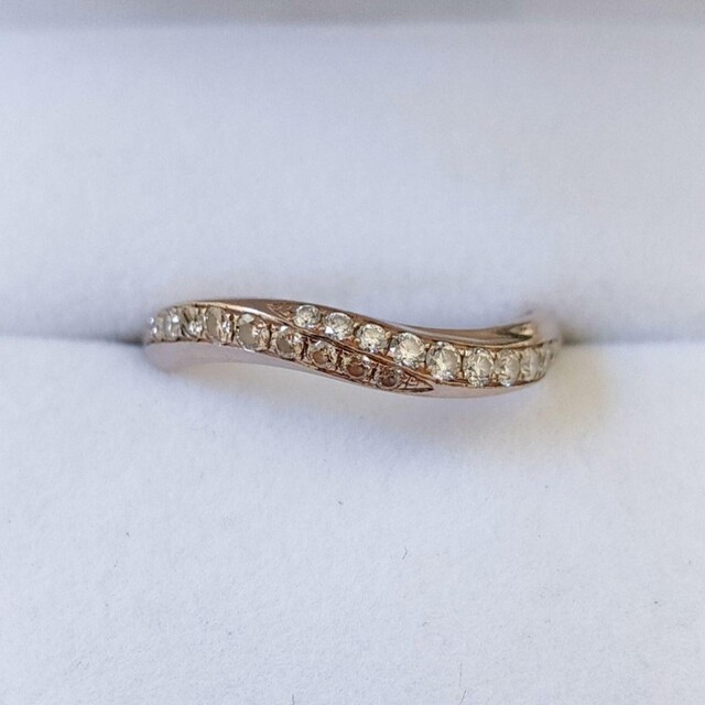 18K 澄んだ輝きです。引っかかりの無いダイヤモンド 0.70ct リング www