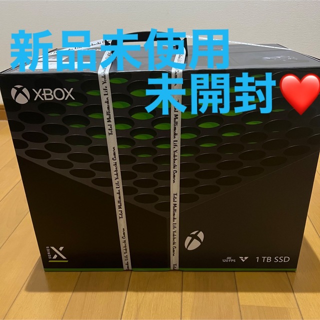 Xbox(エックスボックス)の【新品・未開封品】 Xbox Series X 本体 1TB RRT-00015 エンタメ/ホビーのゲームソフト/ゲーム機本体(家庭用ゲーム機本体)の商品写真