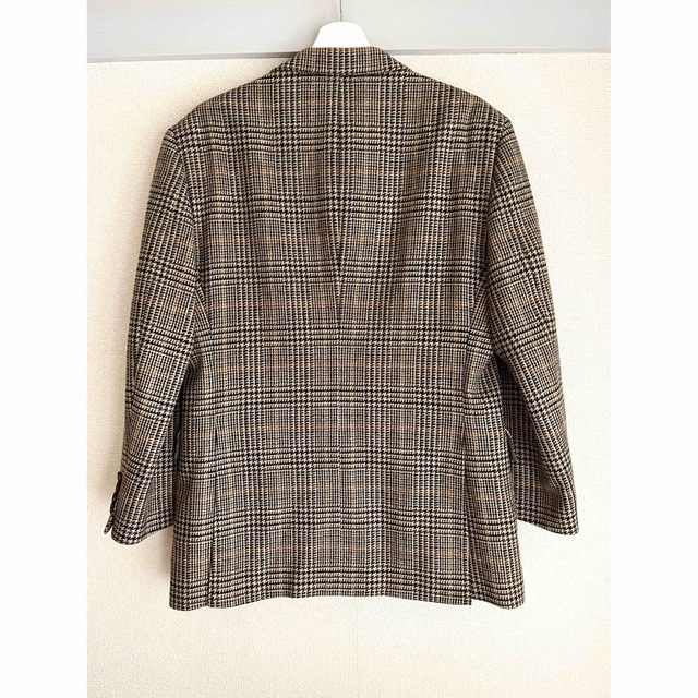 BURBERRY(バーバリー)の高級美品 BURBERRY テーラードジャケット ウール カシミヤ M ブラウン メンズのジャケット/アウター(テーラードジャケット)の商品写真