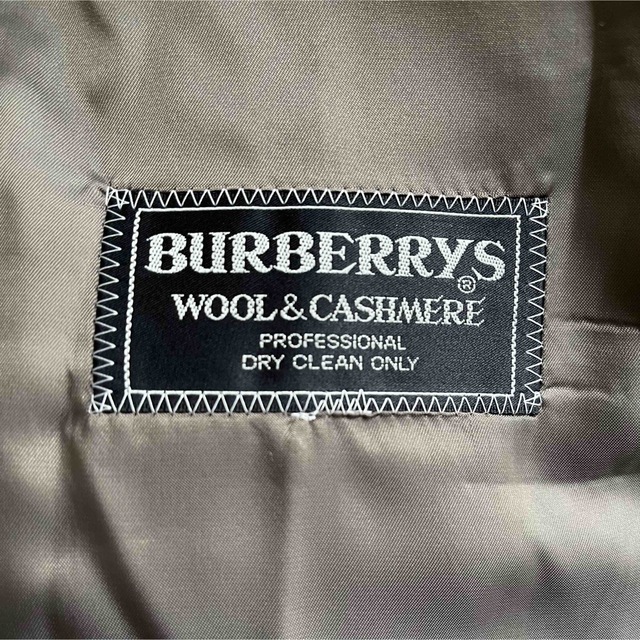 BURBERRY(バーバリー)の高級美品 BURBERRY テーラードジャケット ウール カシミヤ M ブラウン メンズのジャケット/アウター(テーラードジャケット)の商品写真