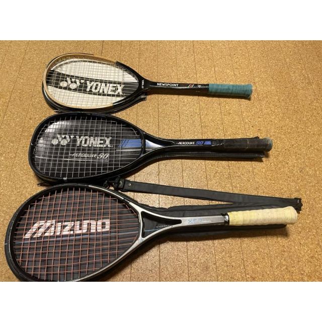 YONEX - YONEX 軟式テニスラケット2本 MIZUNO GRAPHITE 3点セットの