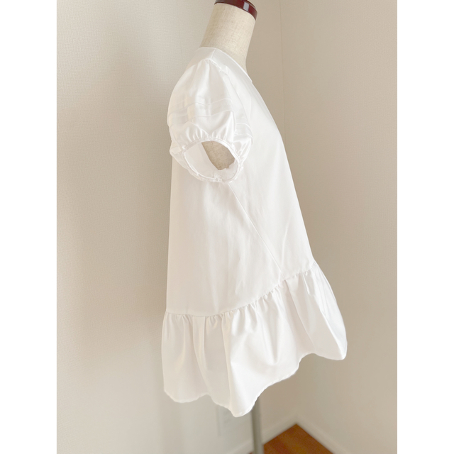 YOKO CHAN - 【未使用タグ】YOKO CHAN Puff-sleeve Blouse 紺36の+ ...