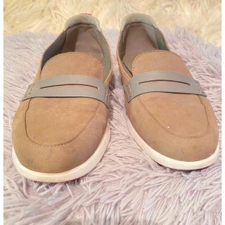 Cole Haan - コールハーン 牛革 レディ エセックス ローファー グレー