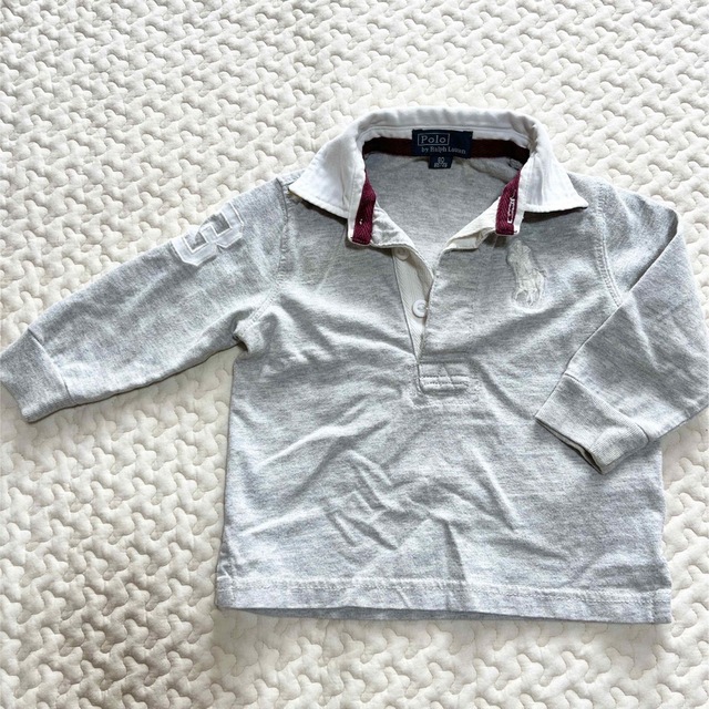 POLO RALPH LAUREN(ポロラルフローレン)の【Polo】baby男の子　ポロシャツ長袖80 キッズ/ベビー/マタニティのベビー服(~85cm)(トレーナー)の商品写真