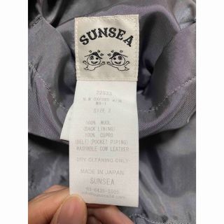 SUNSEA - sunsea 22ss N.M Oxford w/耳 MA-1 タグ有の通販 by R's