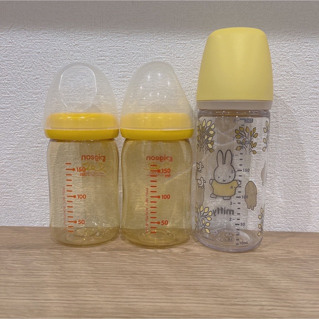 哺乳瓶 3本セット キッズ/ベビー/マタニティの授乳/お食事用品(哺乳ビン)の商品写真