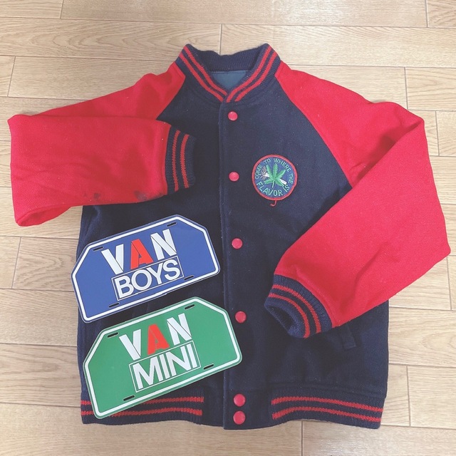 VANMINIスタジャンとVANステッカー♪キッズ服男の子用(90cm~)