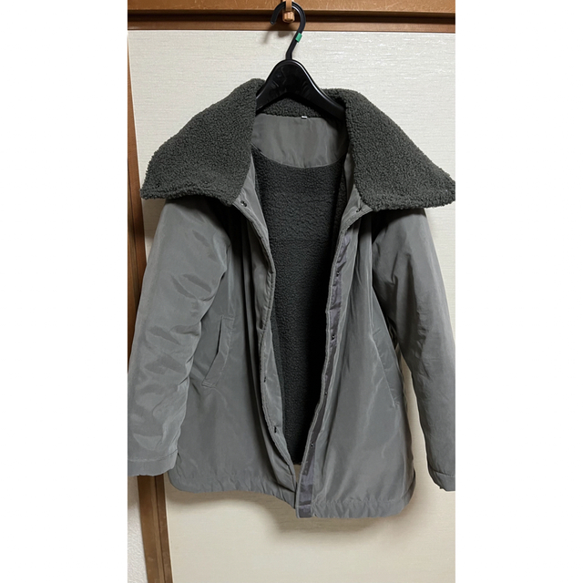 しまむら(シマムラ)のしまむら　グロッシーシリーズ　ボアコート レディースのジャケット/アウター(ロングコート)の商品写真