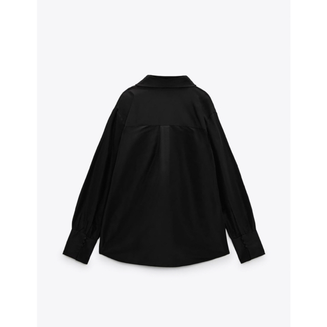 ZARA(ザラ)のZARA リボン付きブラウス　新品未使用タグ付き　けいじゅん様専用 レディースのトップス(シャツ/ブラウス(長袖/七分))の商品写真