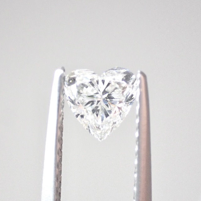 0.438ct ダイヤモンド ルース  ハートシェイプ 裸石 天然ダイヤモンド