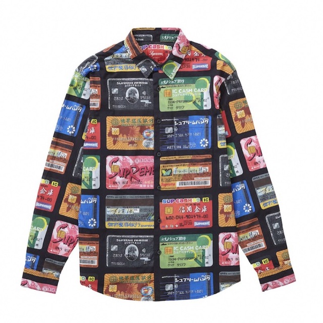 入手困難!!】シュプリーム ✈︎ Credit Cards Shirt-