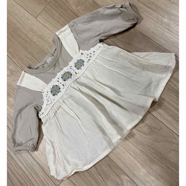 petit main(プティマイン)のpetit mainトップス90cm キッズ/ベビー/マタニティのキッズ服女の子用(90cm~)(Tシャツ/カットソー)の商品写真