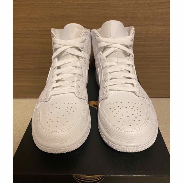 NIKE AIR JORDAN 1 MID "Triple White"2020 2