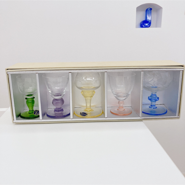 BOHEMIA Cristal - 新品 箱付き ボヘミア クリスタル ワイングラス