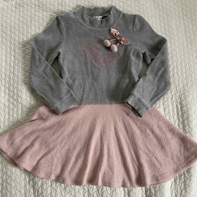JILLSTUART NEWYORK - ジルスチュアート キッズ グレー×ピンク