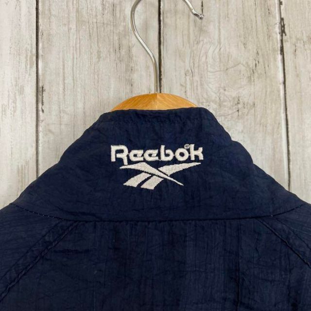 Reebok(リーボック)の90sヴィンテージ古着REEBOKリーボック切替ナイロンジャケットLユニセックス メンズのジャケット/アウター(ナイロンジャケット)の商品写真