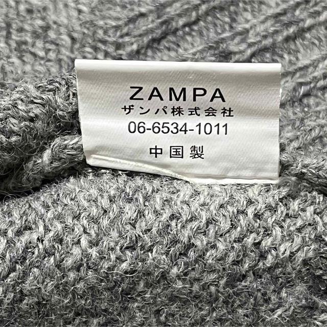 zampa(ザンパ)の大特価セール中　ザンパ　ZAMPA💞　ニット　セーター　M  グレー系　即発送 レディースのトップス(ニット/セーター)の商品写真