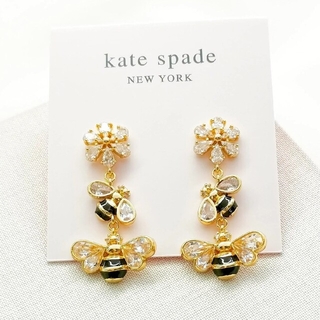 kate spade new york - 【新品♠️本物】ケイトスペード ミツバチ ロングピアス