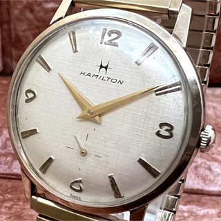 Hamilton - 【美品】HAMILTON/ハミルトン/10K金張/機械式手巻き/メンズ腕時計