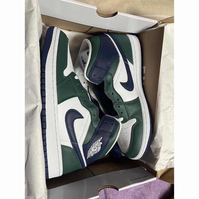 W28.5 AJ1 NOBLE GREEN/MIDNIGHT NAVY