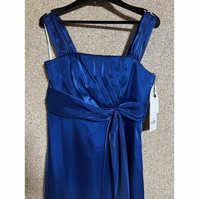 ロングドレス　PREFERENCE she's 9号　青色　ブルー レディースのフォーマル/ドレス(ロングドレス)の商品写真