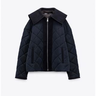 ZARA - ZARA ビックカラーキルティングジャケット Mの通販 by cc