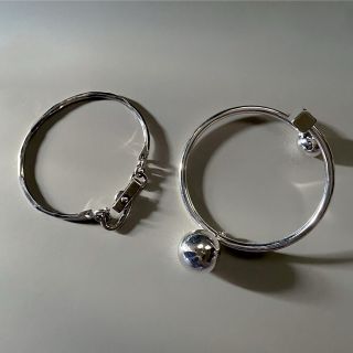 ザラ(ZARA)のSilver bangle set No.989(ブレスレット/バングル)