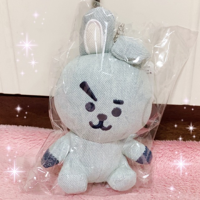 BT21(ビーティーイシビル)の☆BT21☆デニムシリーズ☆マスコット☆COOKY☆新品 エンタメ/ホビーのおもちゃ/ぬいぐるみ(キャラクターグッズ)の商品写真