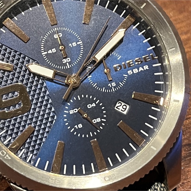 DIESEL(ディーゼル)のDIESEL ディーゼル 腕時計 デニム クオーツ DZ4450 稼働品 メンズの時計(腕時計(アナログ))の商品写真