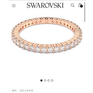 スワロフスキー(SWAROVSKI)のvitorre リング　ローズゴールド(リング(指輪))