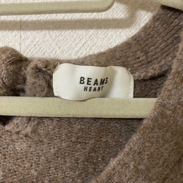 BEAMS(ビームス)のBEAMS 袖ファー付き リボンニット レディースのトップス(ニット/セーター)の商品写真