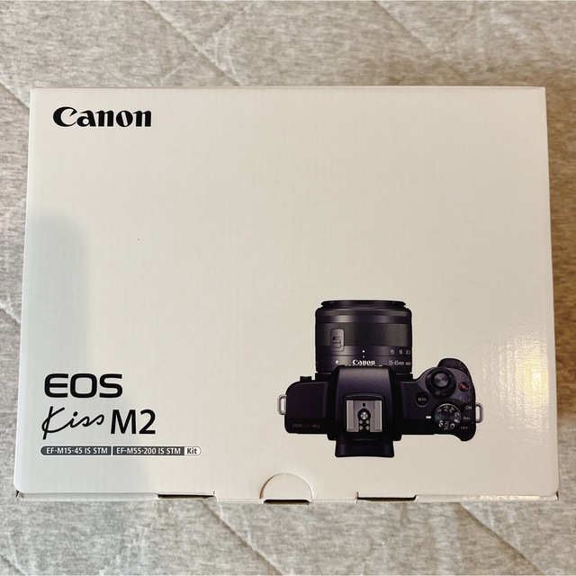 新品未開封 Canon EOS Kiss M ダブルズームキット ブラック