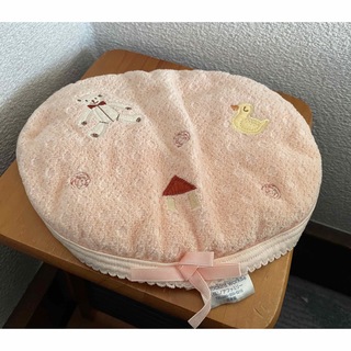 日本製　ベビー　ミニまくら　授乳　抱っこ　ベビーピンク(枕)