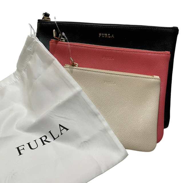 FURLA 新品未使用 ポーチ 3点セット | フリマアプリ ラクマ