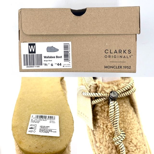 27.5cm Moncler Clarks モンクレール クラークス  ワラビー